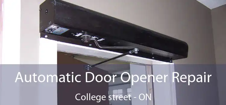  Automatic Door Opener Repair College street - ON