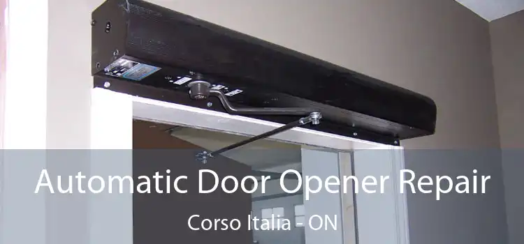  Automatic Door Opener Repair Corso Italia - ON