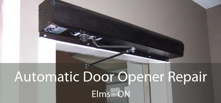  Automatic Door Opener Repair Elms - ON