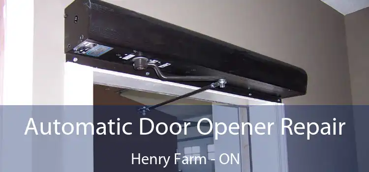  Automatic Door Opener Repair Henry Farm - ON