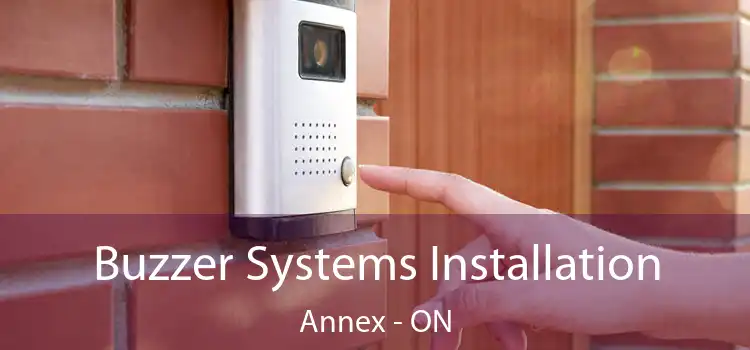  Buzzer Systems Installation Annex - ON