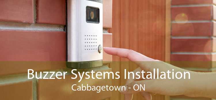 Buzzer Systems Installation Cabbagetown - ON