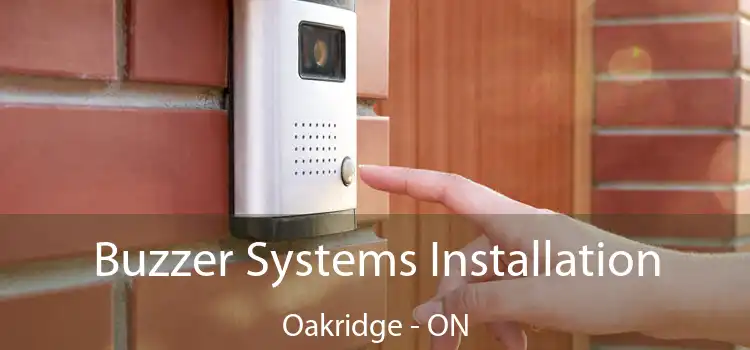  Buzzer Systems Installation Oakridge - ON