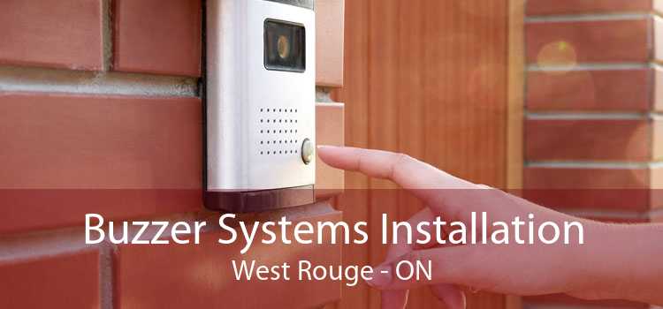 Buzzer Systems Installation West Rouge - ON