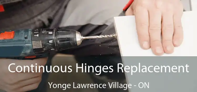  Continuous Hinges Replacement Yonge Lawrence Village - ON