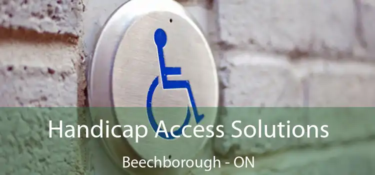  Handicap Access Solutions Beechborough - ON