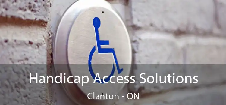  Handicap Access Solutions Clanton - ON