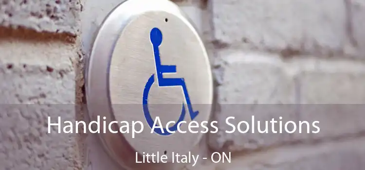  Handicap Access Solutions Little Italy - ON