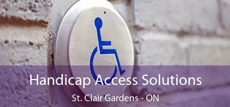  Handicap Access Solutions St. Clair Gardens - ON