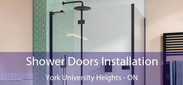  Shower Doors Installation York University Heights - ON
