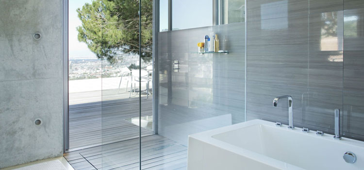 Bifold shower doors installation in Toronto